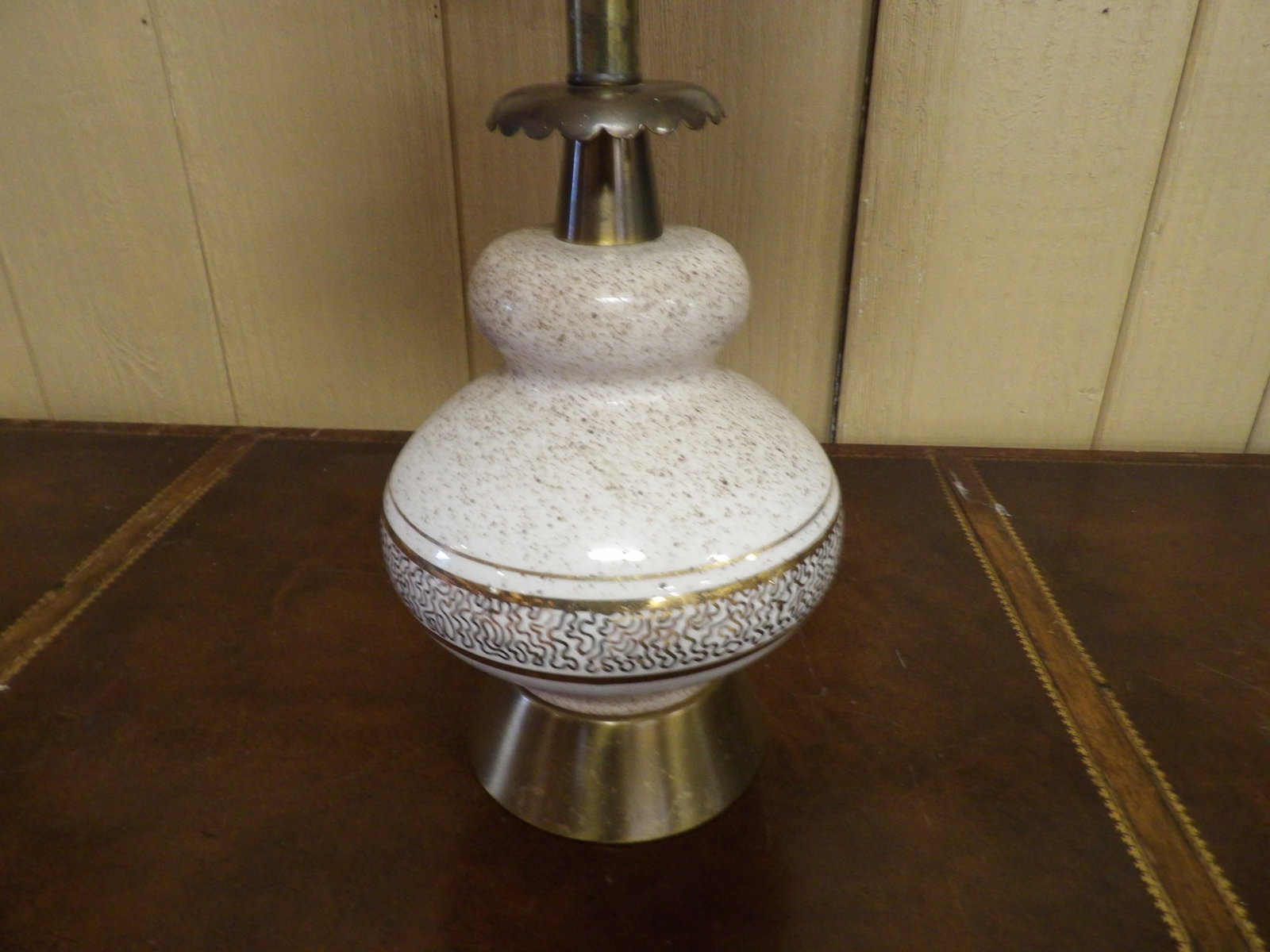 Speckled Ceramic Genie Table Lamp - 2