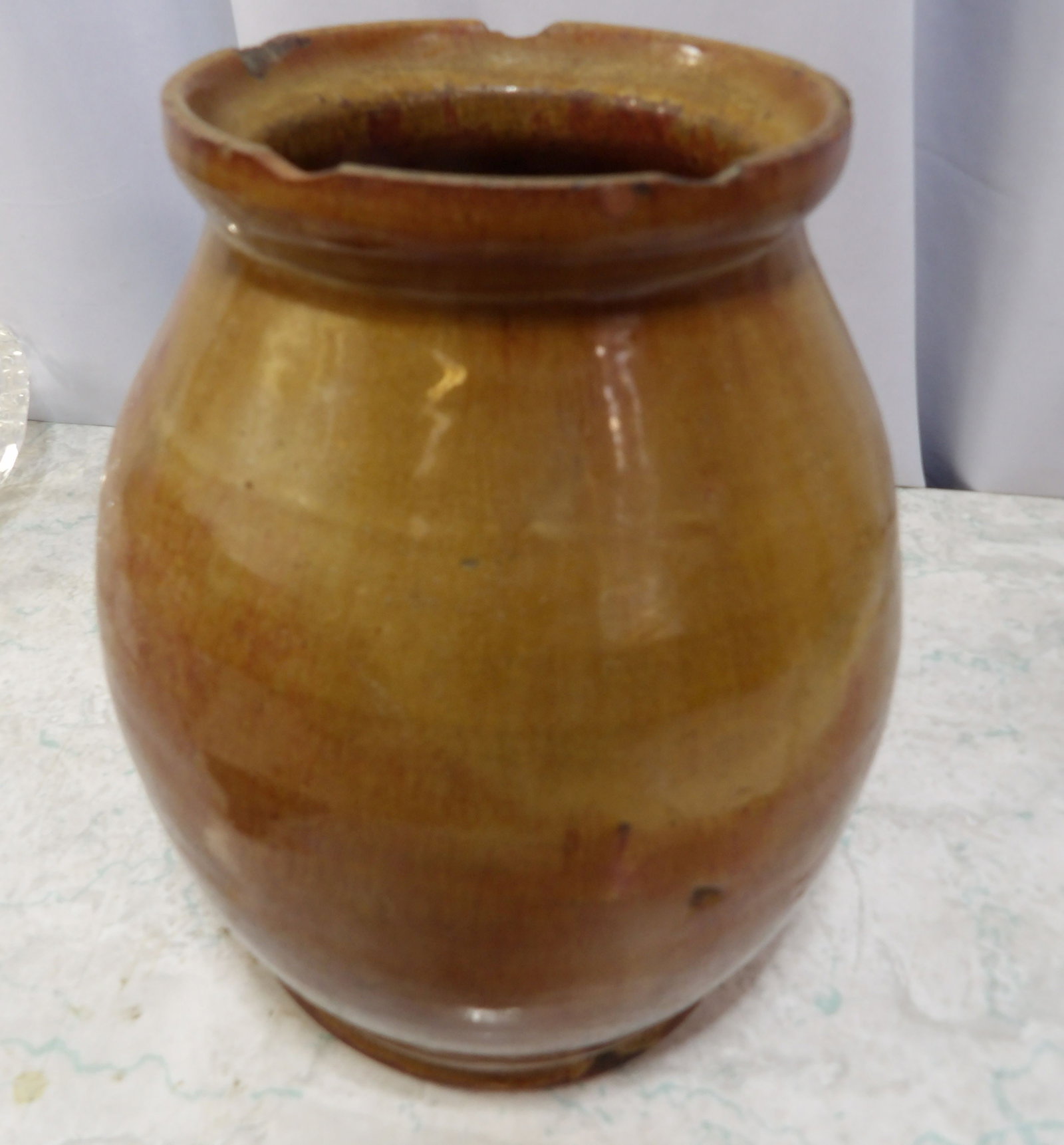 Glazed Earthenware Storage Jar - 3
