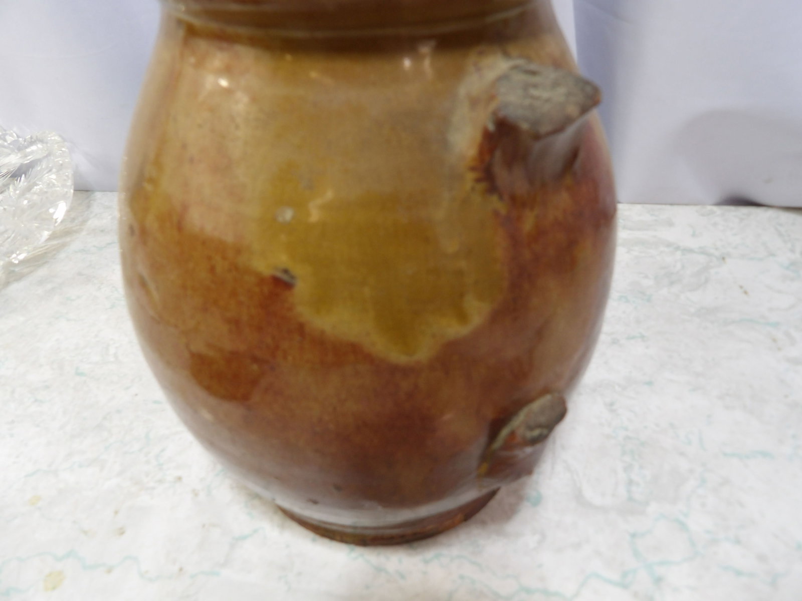 Glazed Earthenware Storage Jar - 4