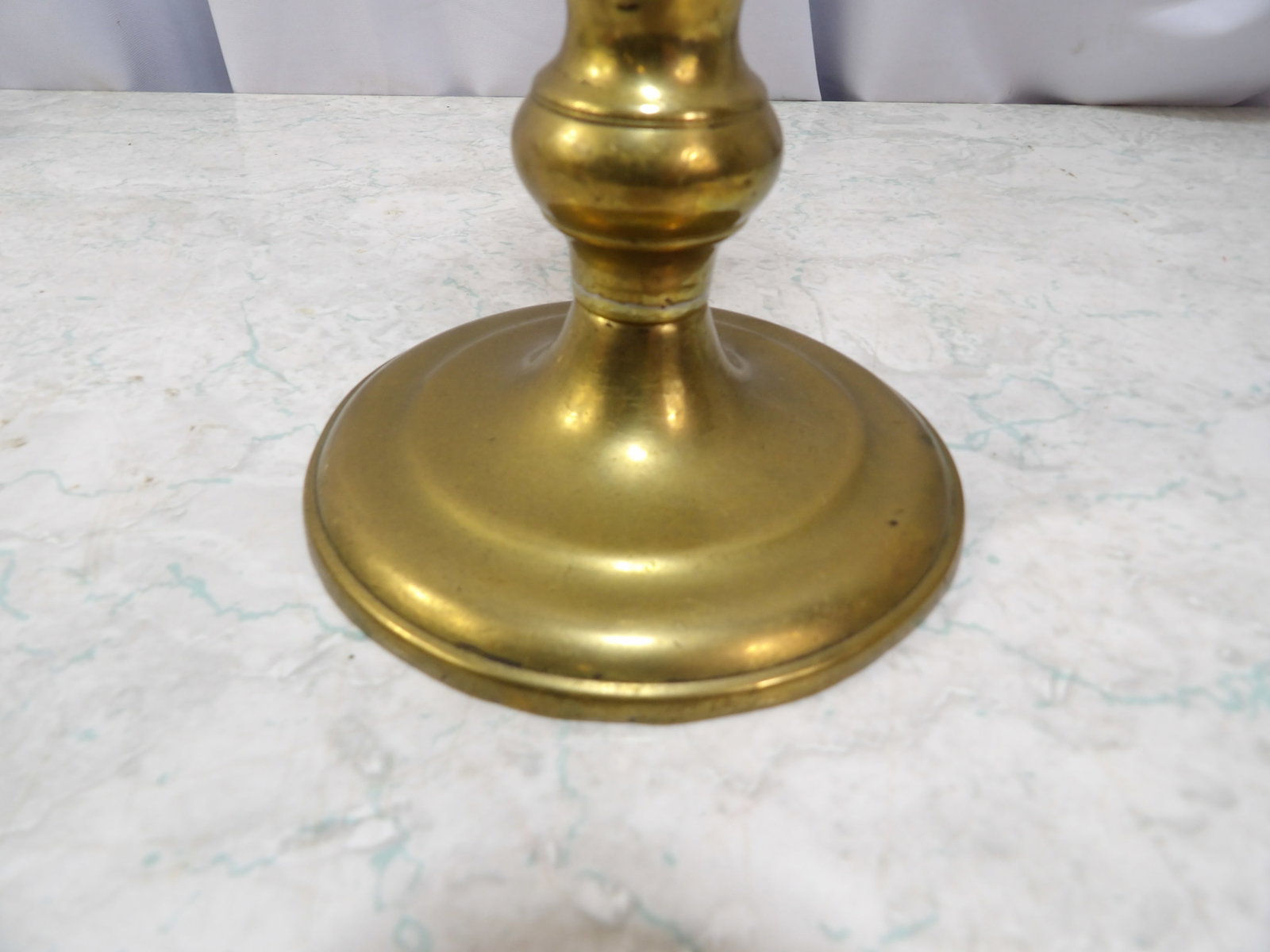 Brass Baluster Style Candlestick Holder - 2