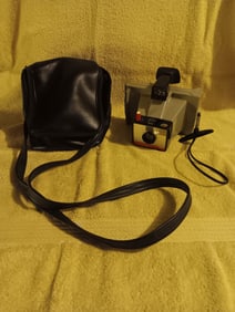 Old Vintage Kodak Polaroid Land Camera Big Swinger 3000 With Case 1960s Untested