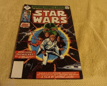 Old Vintage Star War 35 Cent Comic Book Vol 1 # 1 Reprint 1977
