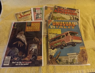 Old Vintage Group Of 6 Golden & Silver Age Comic Books 1950/60s