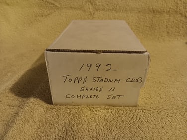 Old Vintage Baseball Cards Topps Stadium Club Complete Series # 2 1992 "I Do In-House Shipping"