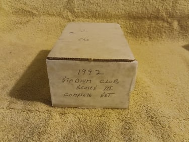 Old Vintage Baseball Cards Cmplete Series # 3 Topps Stadium Club 1992 "I Do In-House Shipping"