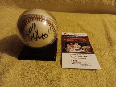 Old Vintage Signed Ken Griffey Jr Basebball Certified By JSA # CE18002 "I Do In-House Shipping"