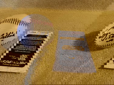 1988 Autograph Ball Bill Madlock Japan League Lotte Orions # 5 Auth By JSA CF97640 "I Do In-House S