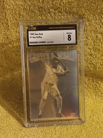 Old Vintage 1992 Lime Rock # 1 Ken Griffey Graded 8.0 By CSG 1034152022