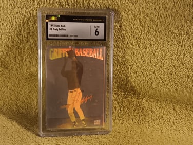 Old Vintage 1992 Lime Rock # 3 Graig Griffey Graded 6.0 By CSG 1034152024 "I Do In-House Shipping"