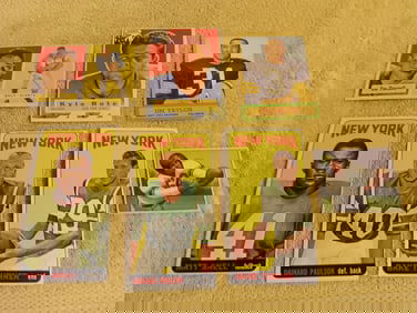 Old Vintage Set Of 7 Old Football Cards 1950/65 "I Do In-House Shipping"