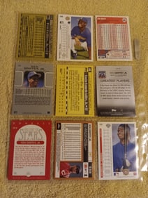 Old Vintage Set Of 9 Baseball Cards Ken Griffey Jr 1989/2019 "I Do In-House Shipping"