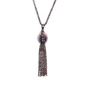 14K Tassel Pendant Necklace