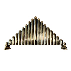 Art Deco Hermann Bauer Silver Napkin Holder, Germany