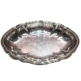 J. Reimann Berlin Silver Oblong Serving Dish, Germany
