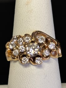 Gold Nugget ring