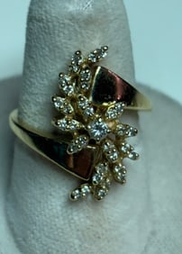 Gold and Diamond Ring