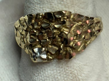 Gold Nugget ring