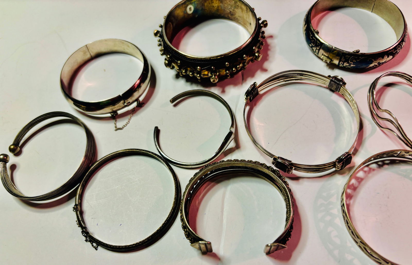 Silver Bracelet Lot (1 of 3)
