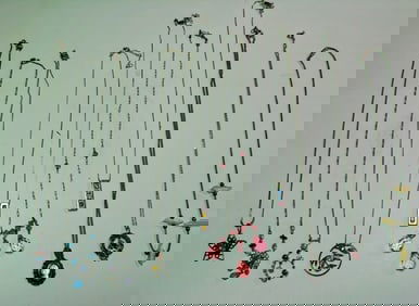 Lot of Silver and Stone Necklaces