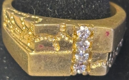 Gold Nugget Ring