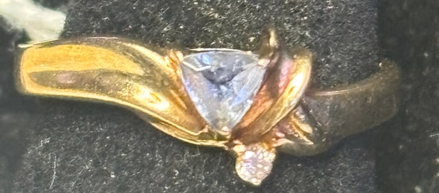Gold and Topaz Ring
