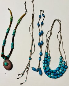 Silver and Stone Necklace