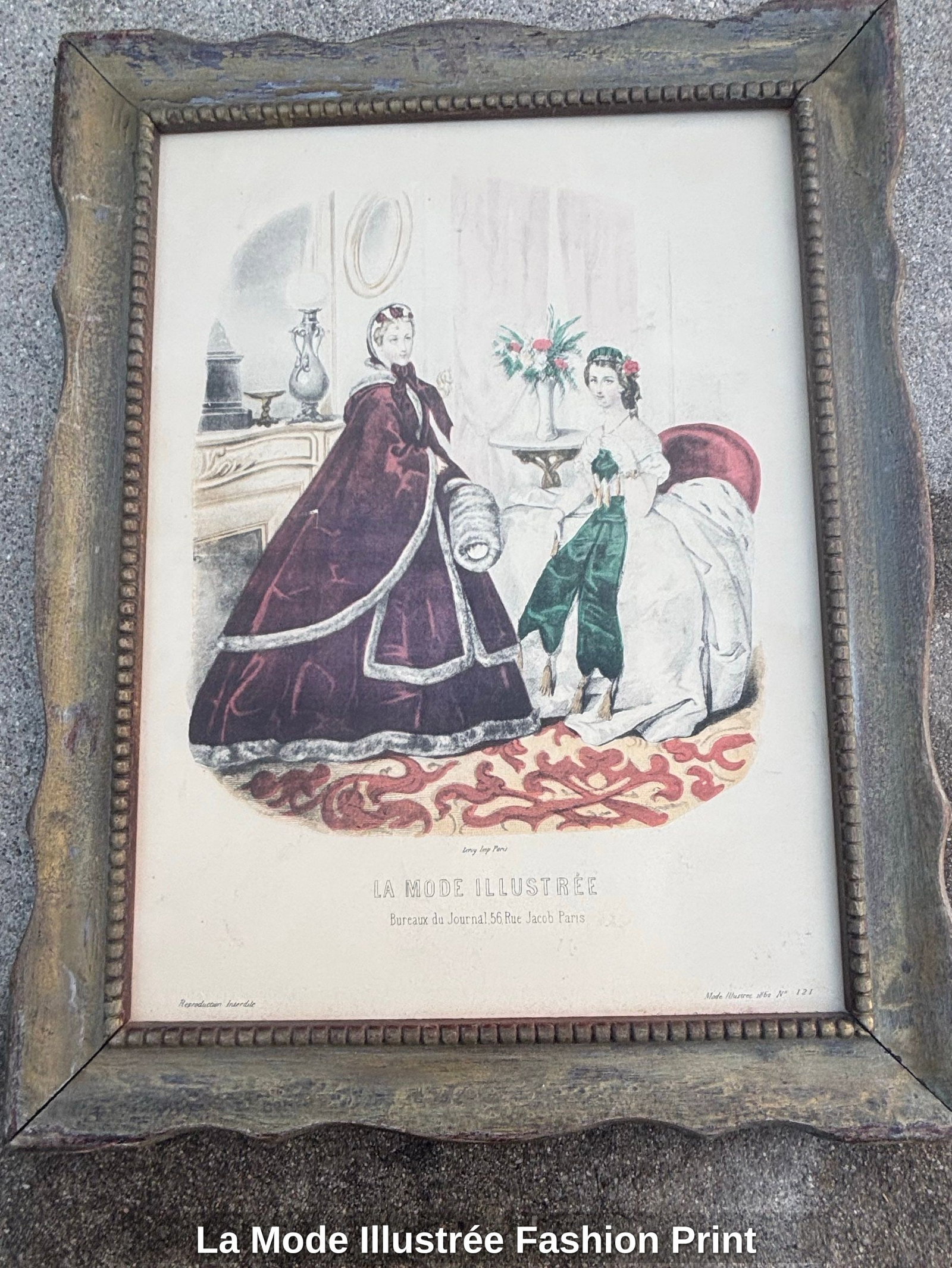 La Mode Illustrée Fashion Print (1 of 2)