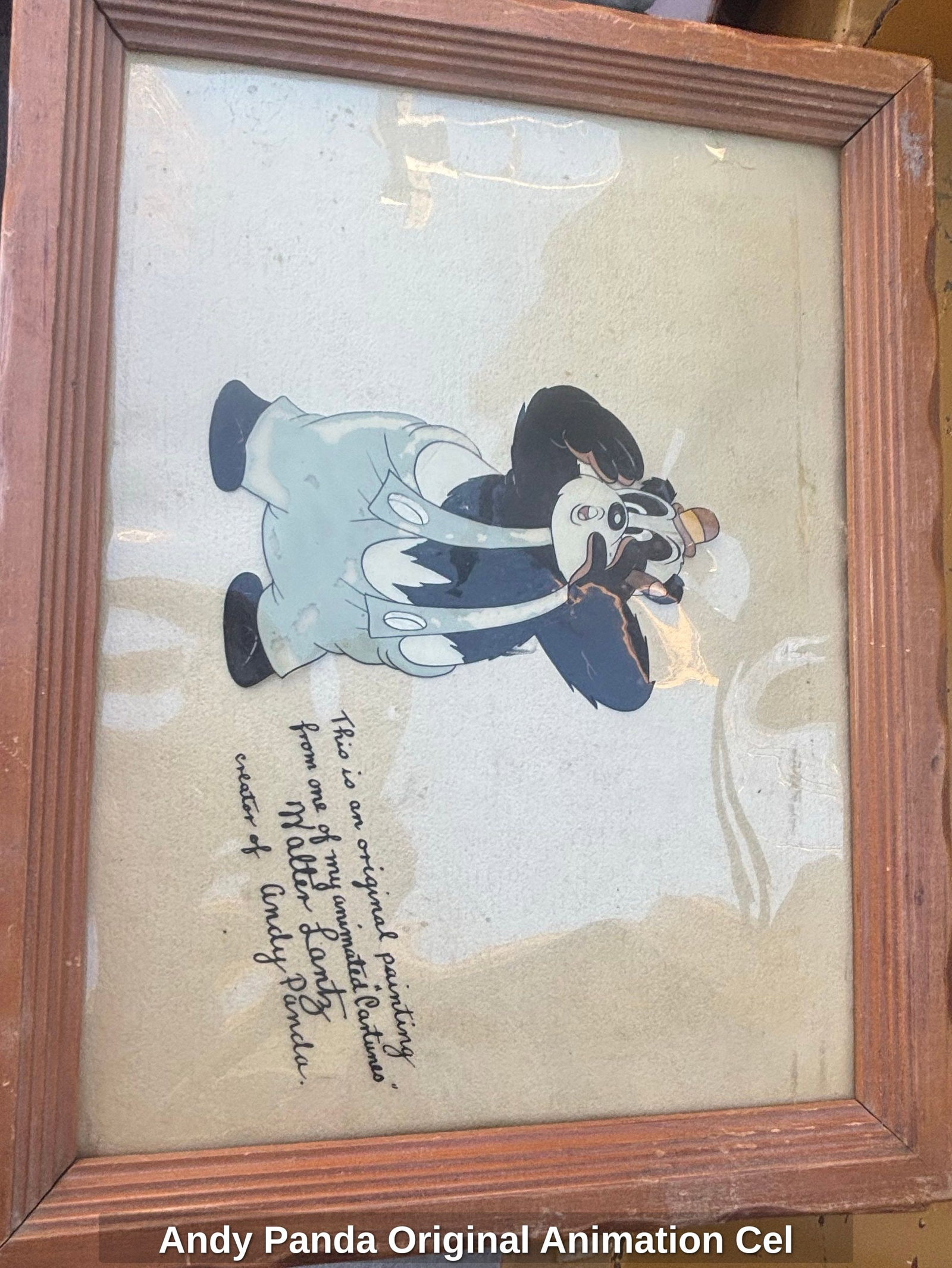 Andy Panda Original Animation Cel (1 of 2)