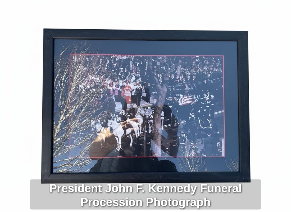 President John F. Kennedy Funeral Procession Photograph (1 of 2)