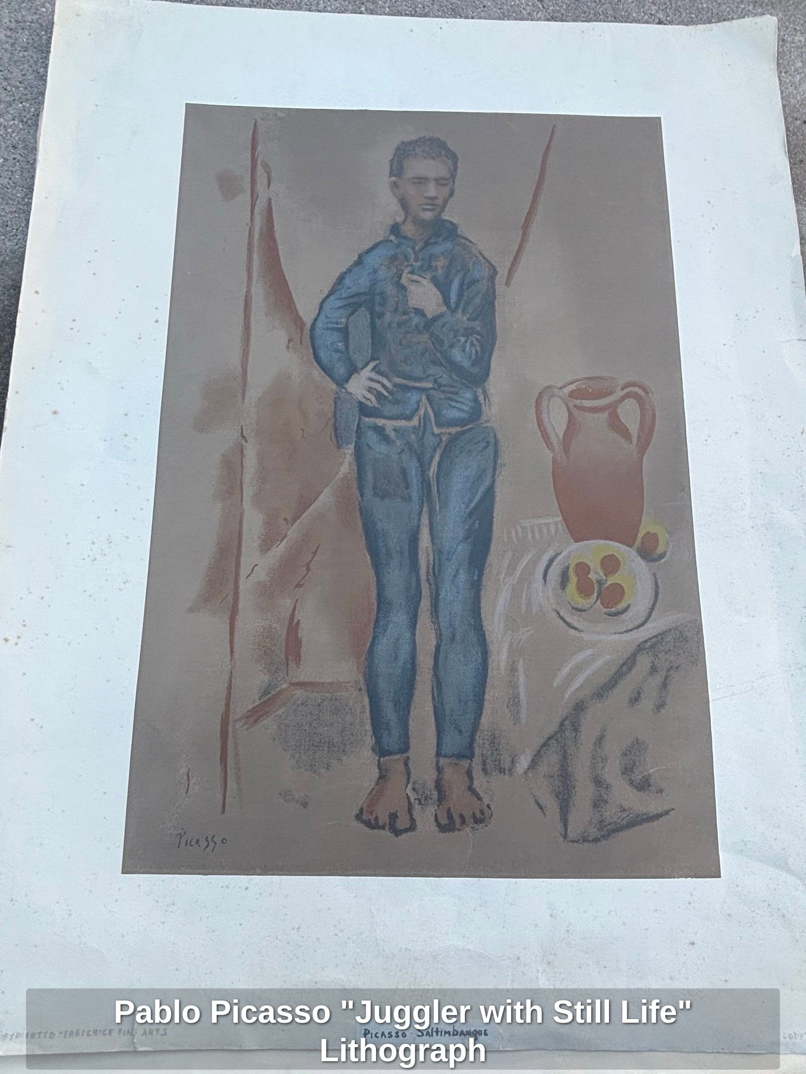 Pablo Picasso "Juggler with Still Life" Lithograph (1 of 2)