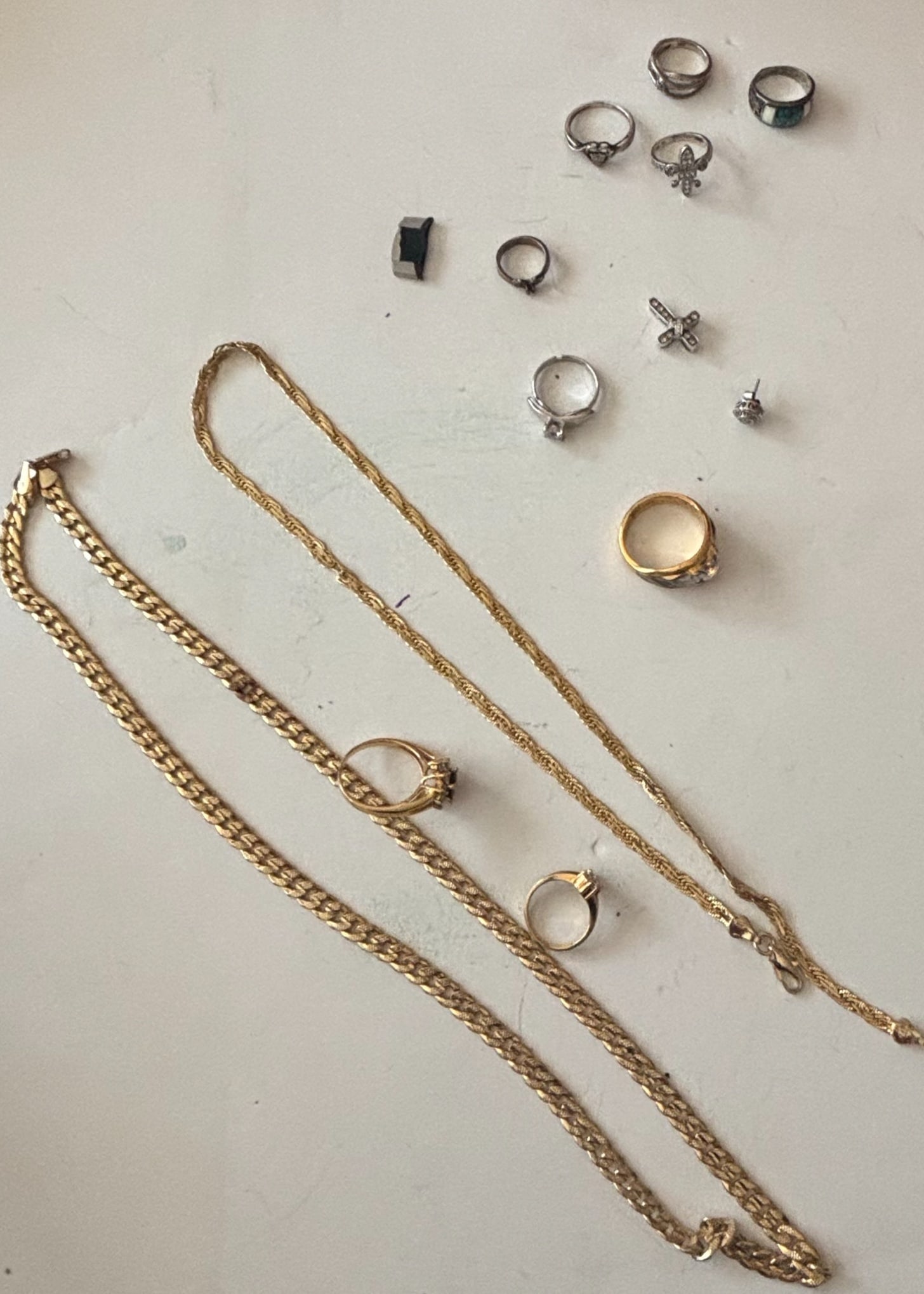 Assorted Gold filled and Silver Jewelry Lot (1 of 3)