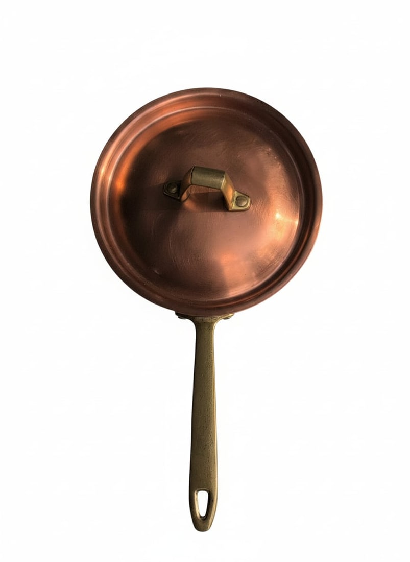 Paul Revere Ware 1801 Copper Stainless Steel Saucepan with Lid (1 of 3)