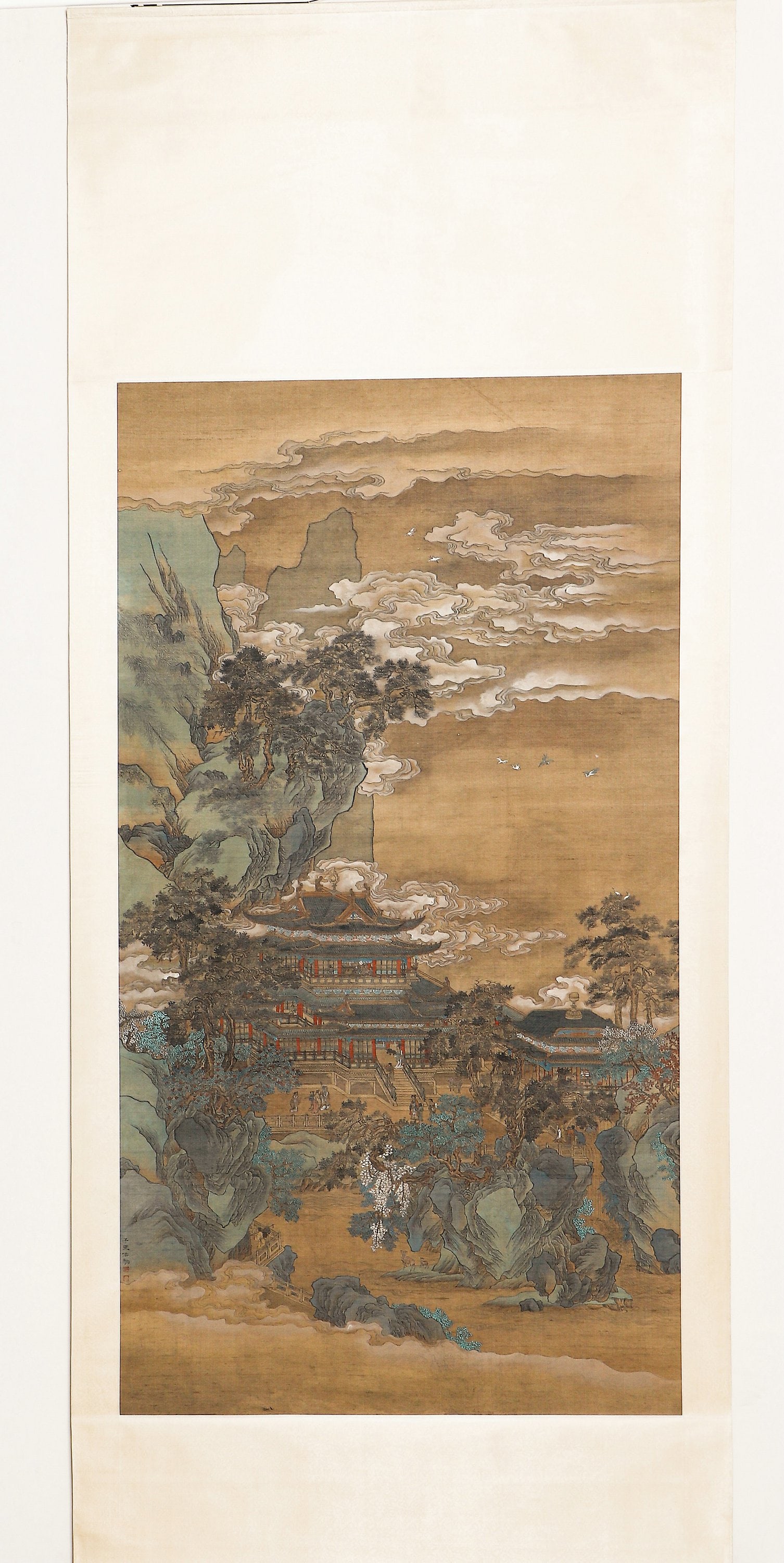 Zhao Boju Landscape Hanging Scroll (1 of 8)