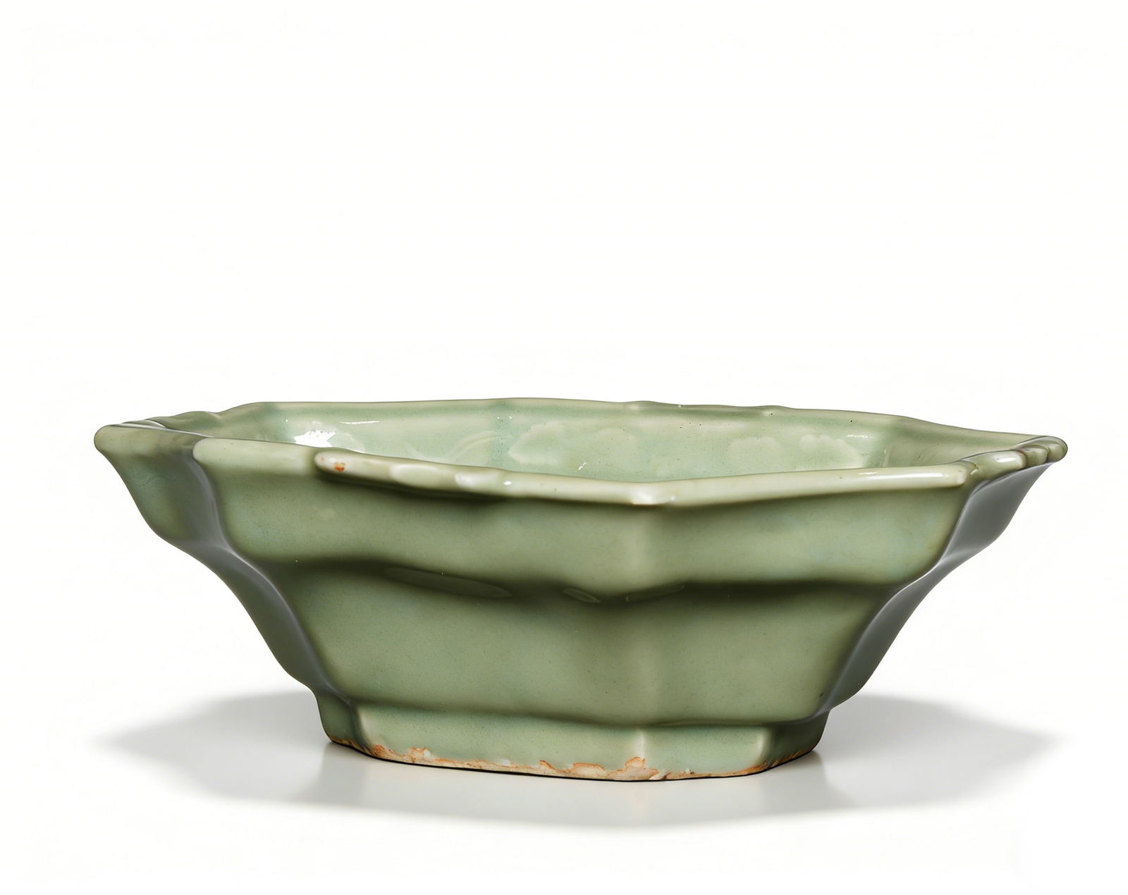 Song Dynasty Longquan Kiln Celadon Washer with Floral Mouth (1 of 7)