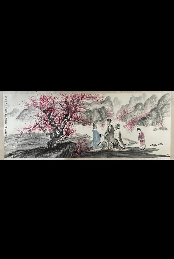 Fu Baoshi's 10-foot lens: Fu Baoshi's 10-foot lens Provenance:The Property of a Gentleman in Hampshire, United Kingdom, acquired in the 1994s. Our cooperative logistics services provider expertly handles both domestic and glob