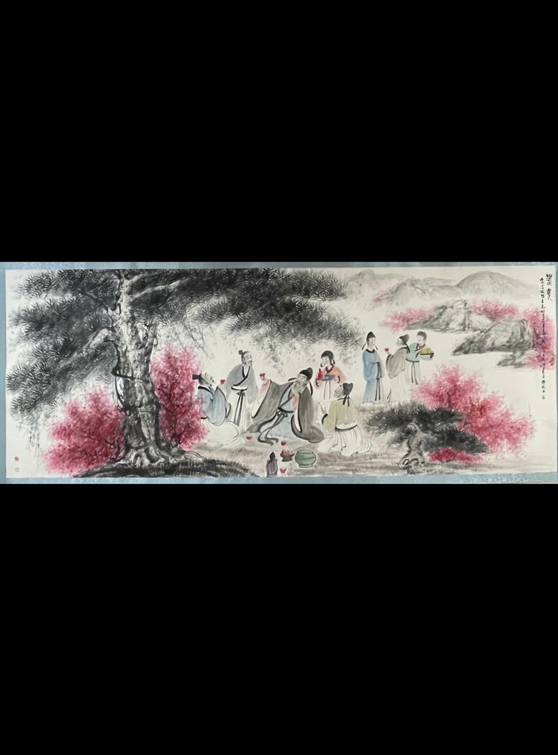 Fu Baoshi's 10-foot lens: Fu Baoshi's 10-foot lens Provenance:The Property of a Gentleman in Hampshire, United Kingdom, acquired in the 2002s. Our cooperative logistics services provider expertly handles both domestic and glob