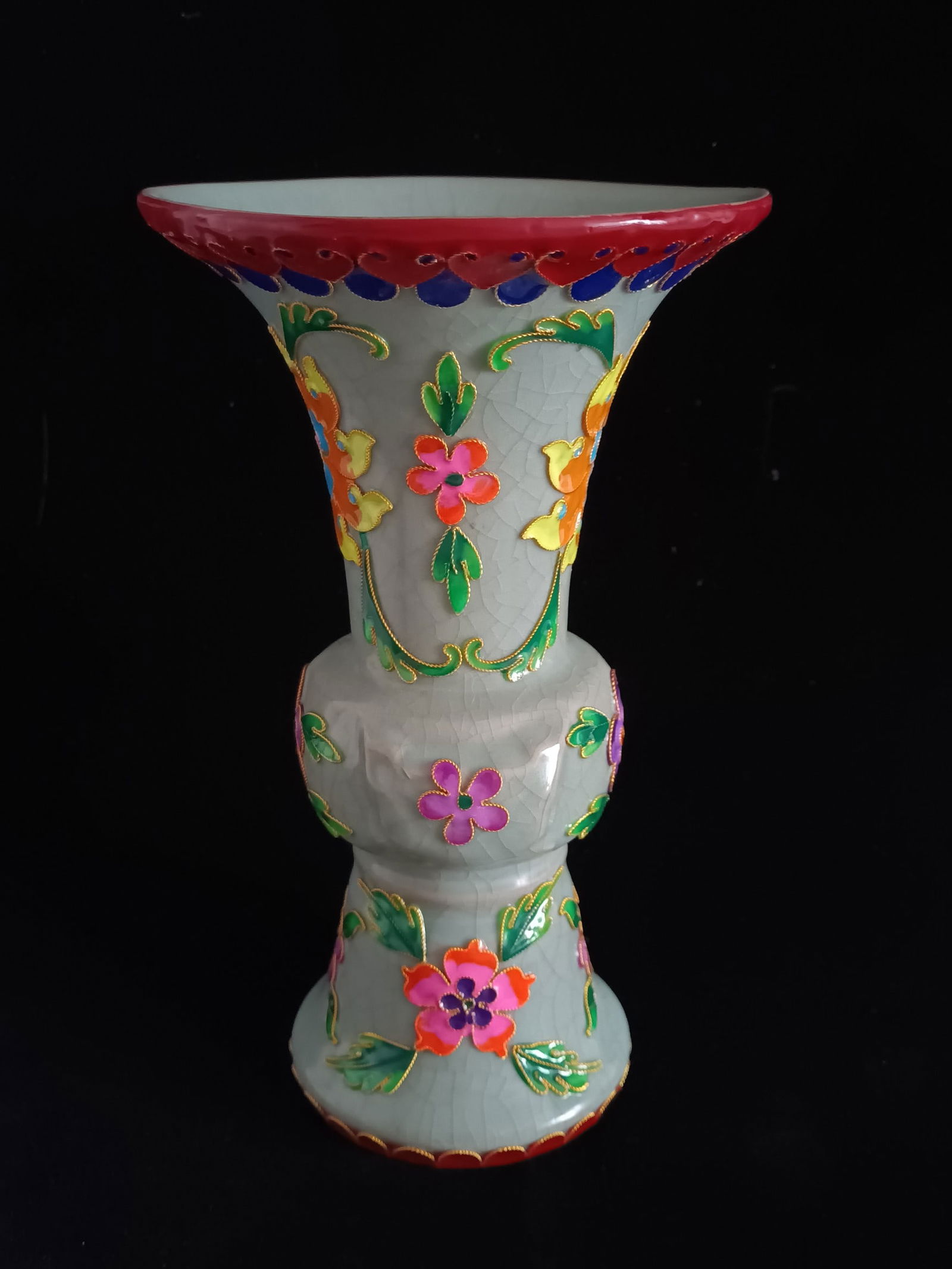 Old Collection of Ancient Flower Drums: Antique flower drum from the collection, handmade, with exquisite workmanship. Provenance:An old private collection in Scotland, United Kingdom. Private collection in Paris, acquired from the above. O