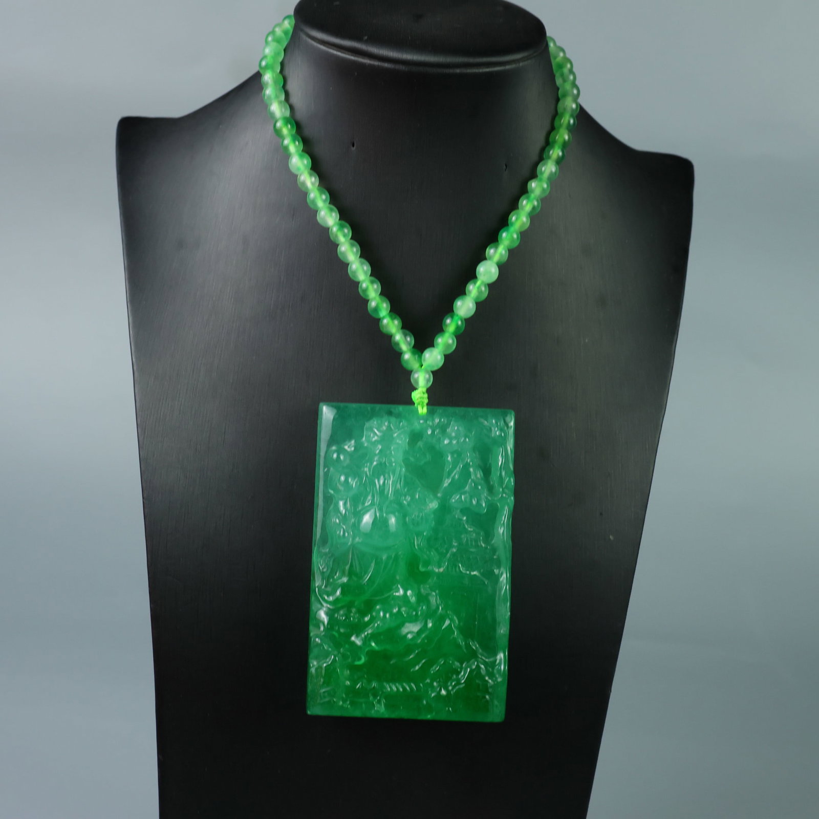 Perfectly crafted high-quality ice crystal carving of the God of Wealth. (1 of 9)