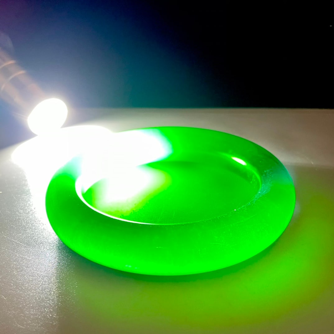 High-ice jadeite bangle - 6