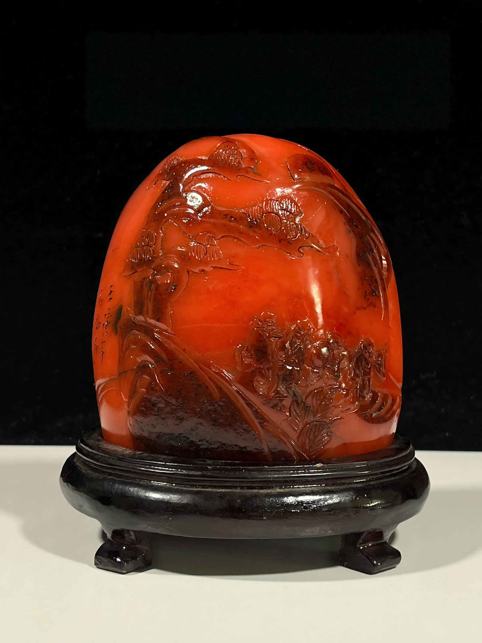 Red Tianhuang Stone Immortal Pointing the Way Seal Ornament (1 of 9)