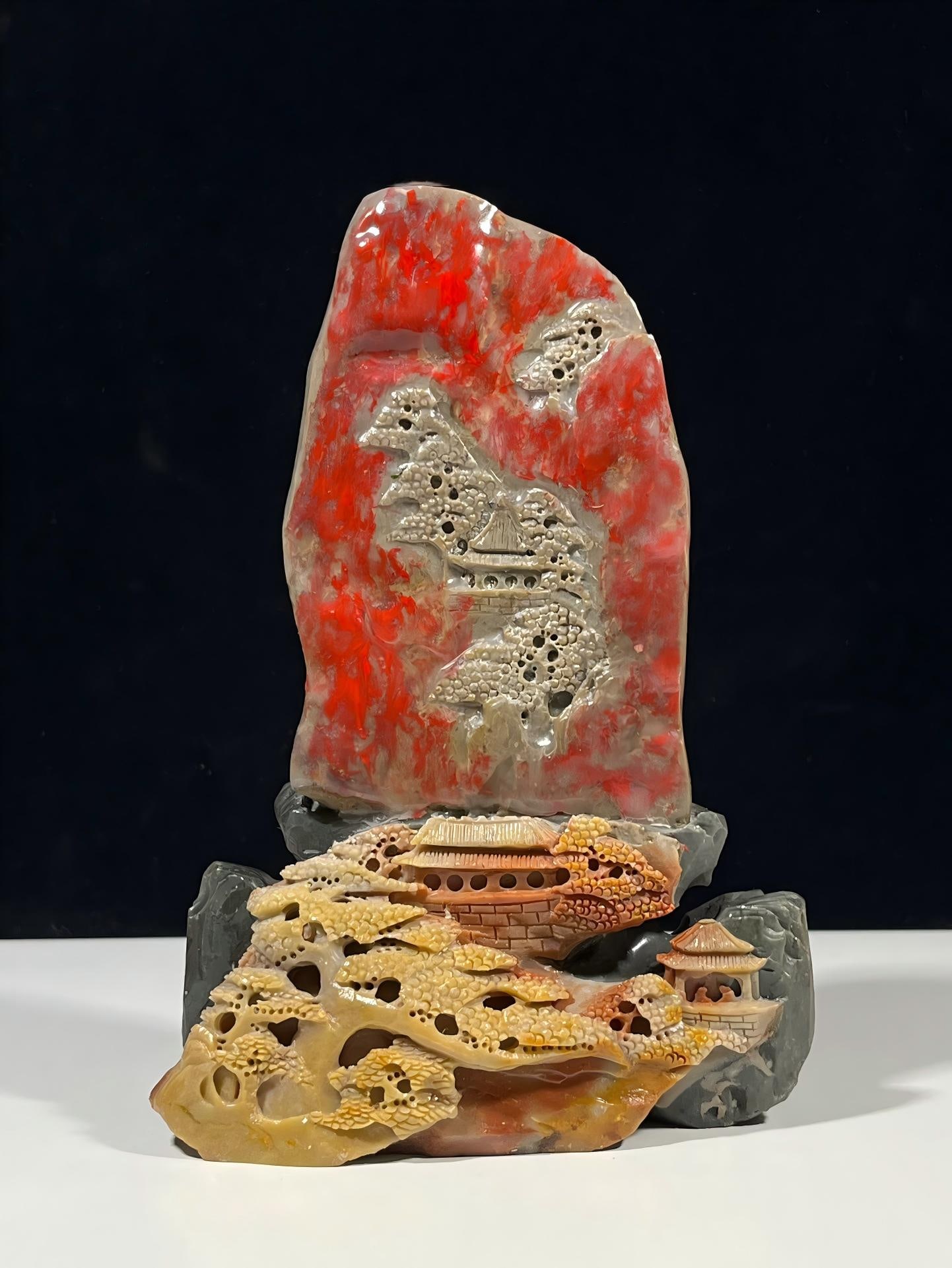 Chicken Bloodstone Pine Tree Retreat Ornament (1 of 9)