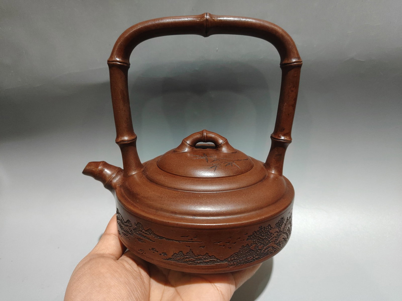 Name: Bamboo Segment Teapot with Handle (1 of 9)