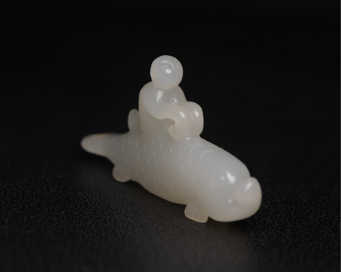 Hotan jade fish - 3