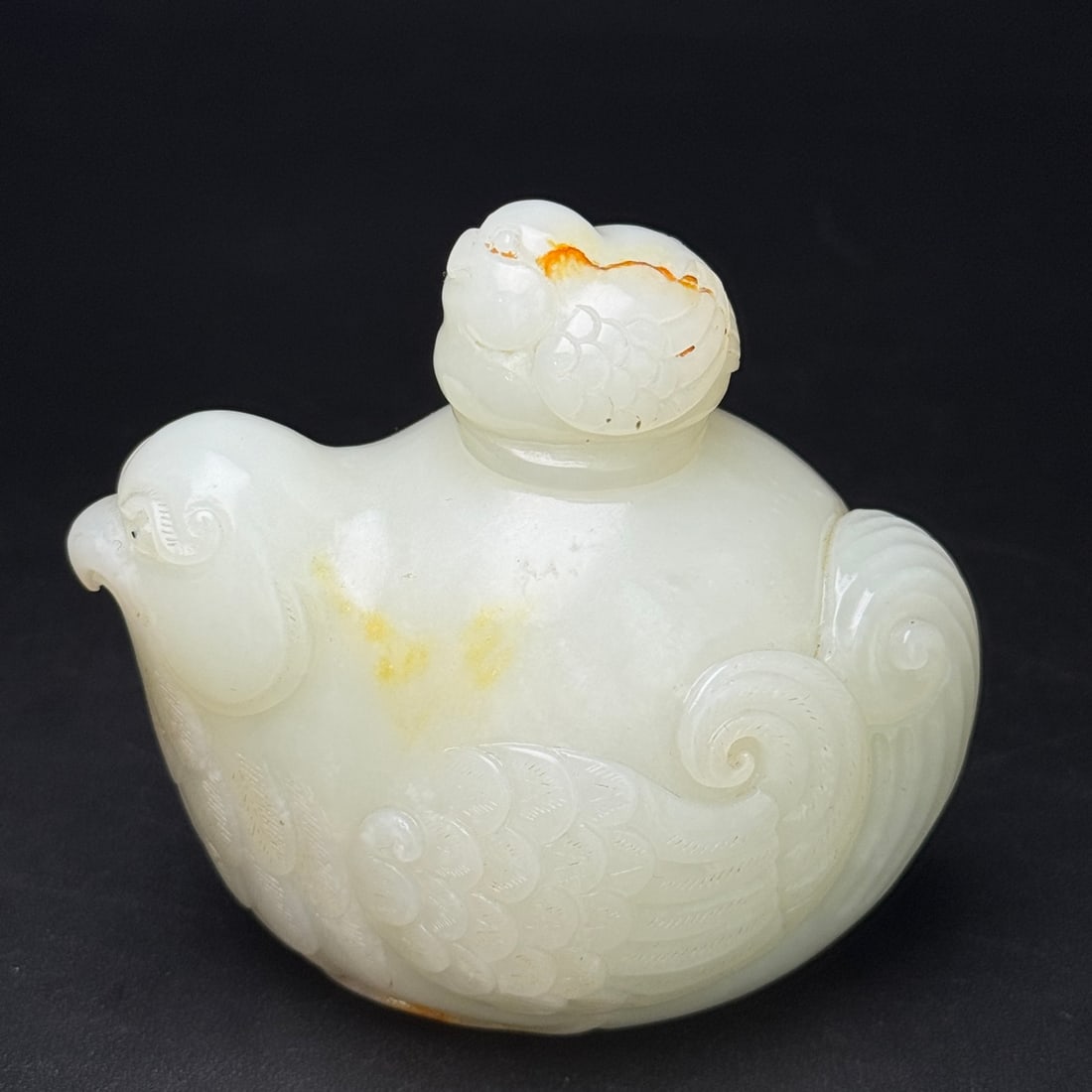 Exquisite Hetian jade bird beard (1 of 9)