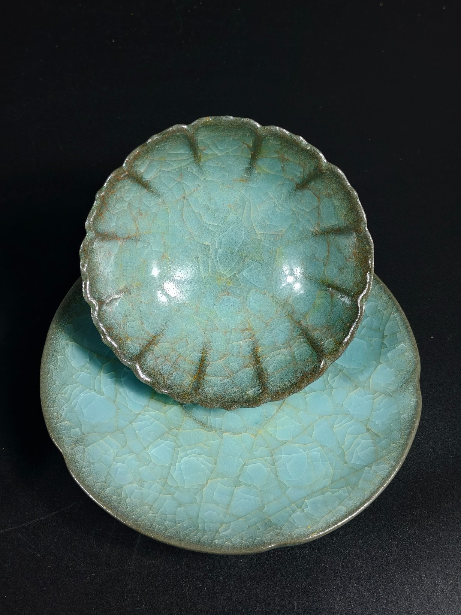 Ice crack pattern cup holder - 5