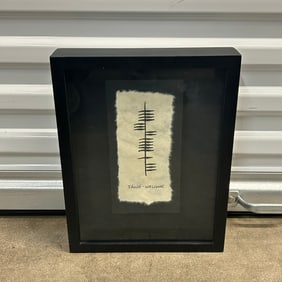 Framed 'Fáilte – Welcome' Handmade Paper Artwork