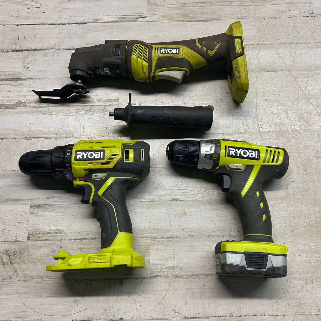 Ryobi Cordless Power Tool Lot Including Drills and Oscillating Multi-Tool (1 of 8)