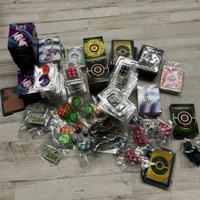 Large Pokémon TCG League Battle Deck Accessories & Components Lot