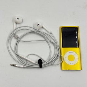 Apple iPod Nano 8GB (Yellow) with Earphones