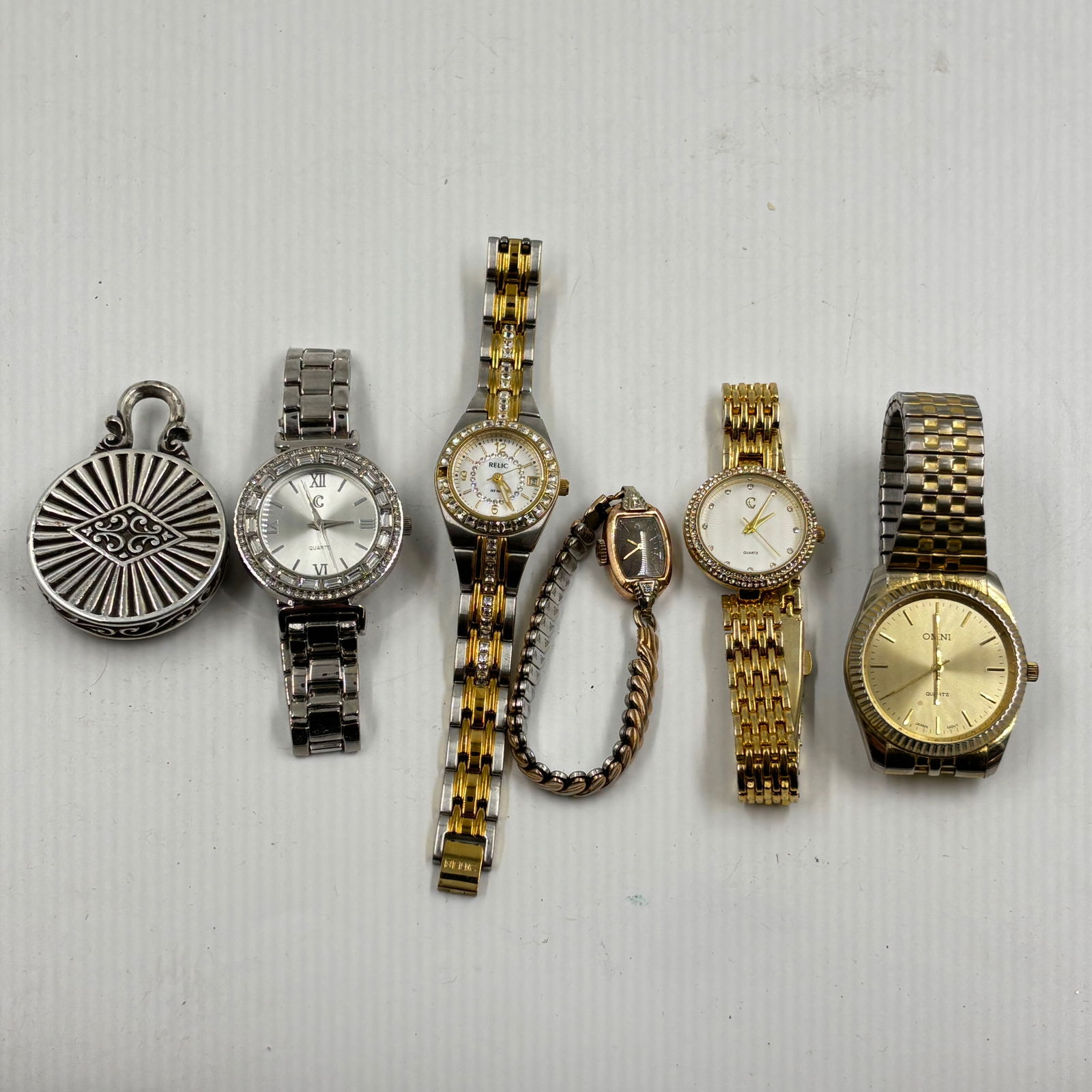 Group of Vintage & Modern Ladies Wristwatches and Pendant Watch (1 of 11)